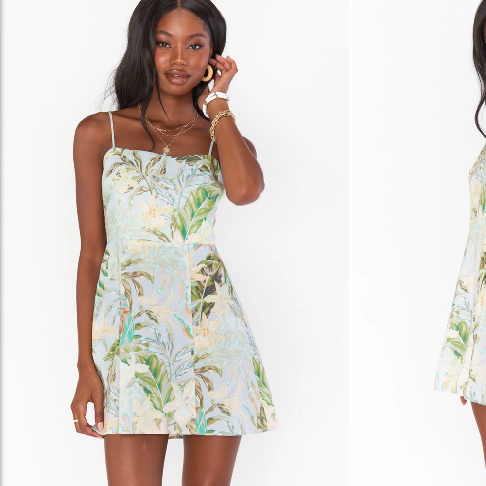 Show Me Your Mumu Lauren Tie Mini Dress